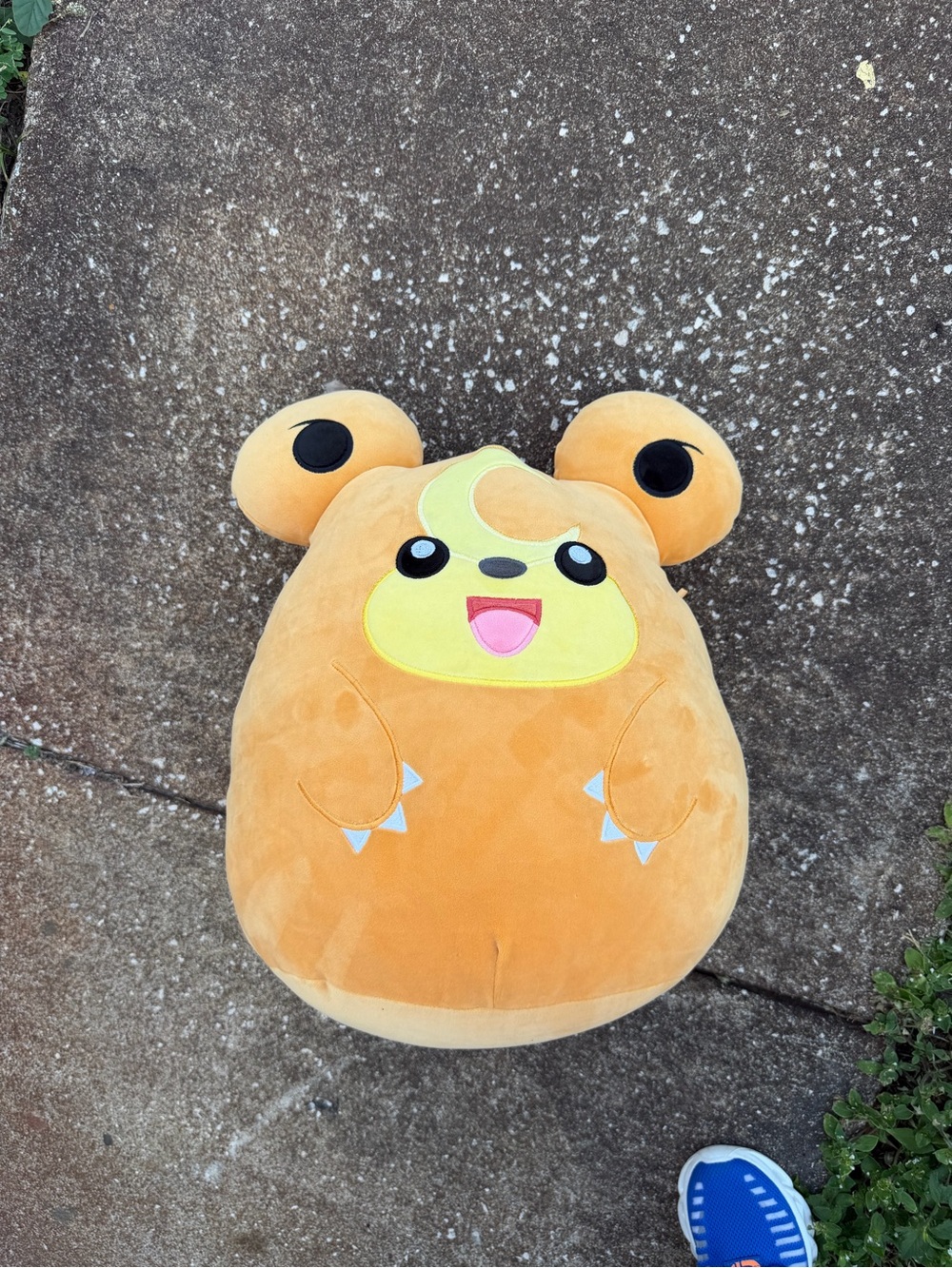 Pokemon Teddiursa Orange Plush Monster Stuffed Animal Toy - NWOT